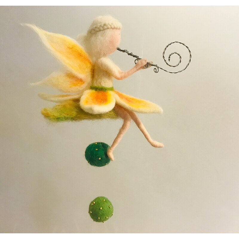Fairy Naaldvilten Kit Voor Beginners, 6 "/15 Cm Hoogte, Elf Vilten Starter Kit, naald Gevilt Fee, Vilten (Geen. 25): Fairy A