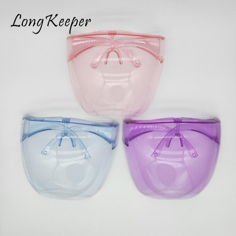 LongKeeper Kids Faceshield Protective Glasses Safety Glasses Anti-spray Antifog Goggles Child Full Face Clear Protection Glasses