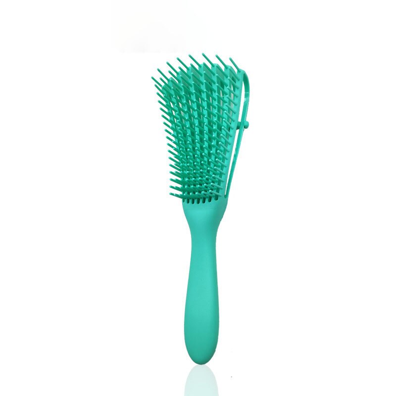Démêler brosse à cheveux cuir chevelu Massage peigne à cheveux femmes démêlant brosse à cheveux pour bouclés soins des cheveux Salon maison coiffure peigne de coiffure: 24.5 7.5cm  C