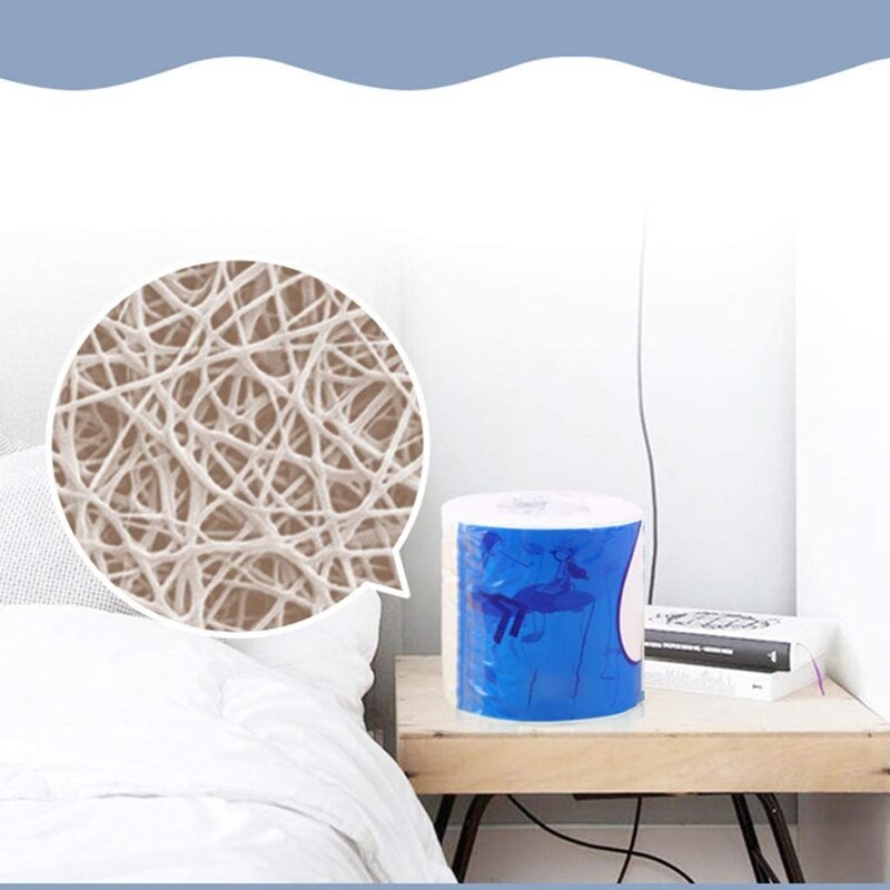 Luxury Toilet Paper 5 Rolls, Smooth Soft 3-Ply Large Roll Bath Tissue Paper, Office Home Kitchen Use Toilet Tissue