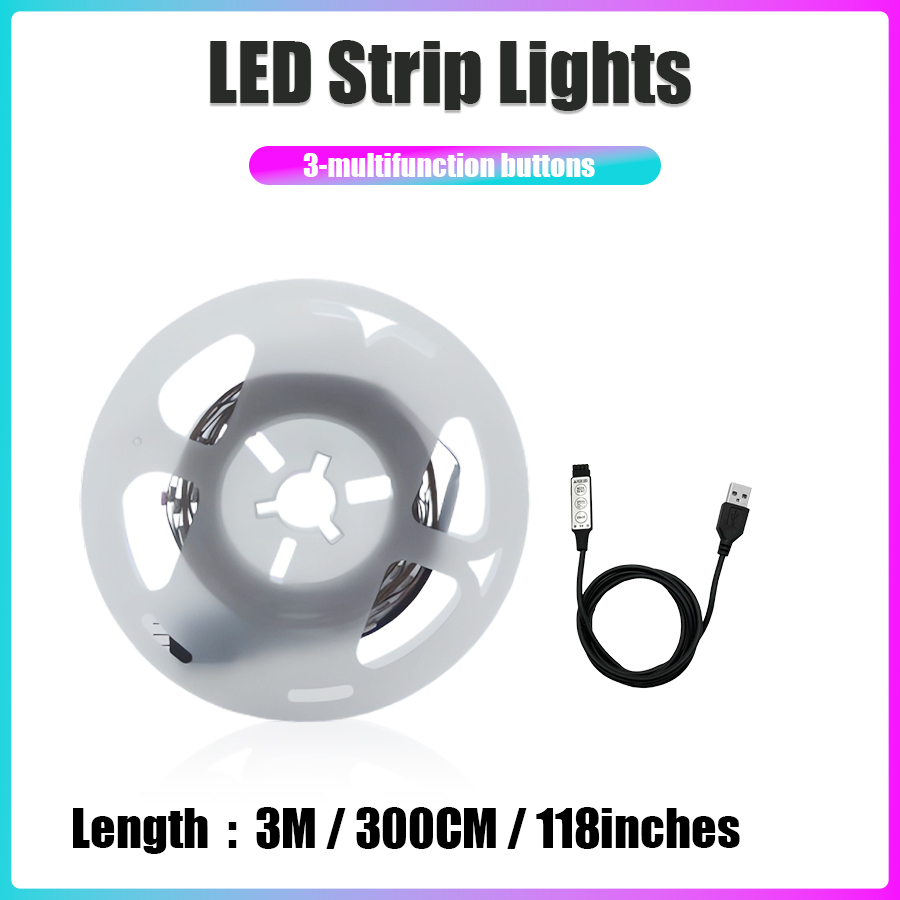 LED Strip Verlichting 1-20 m Muziek Sync RGB Led Strip Tape Verlichting voor Kamer Thuis Party Decoratie TV Backlight flexibele Lint: Emitting Color2