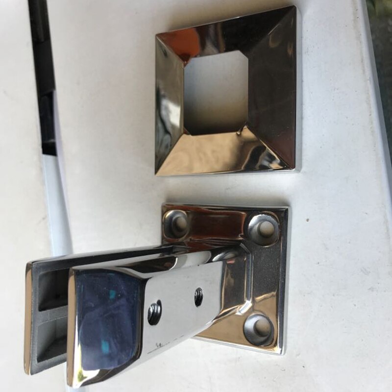 Floor Glass Clamp Pool Fence Balustrade Fixture Holder Stainless Steel Home Use