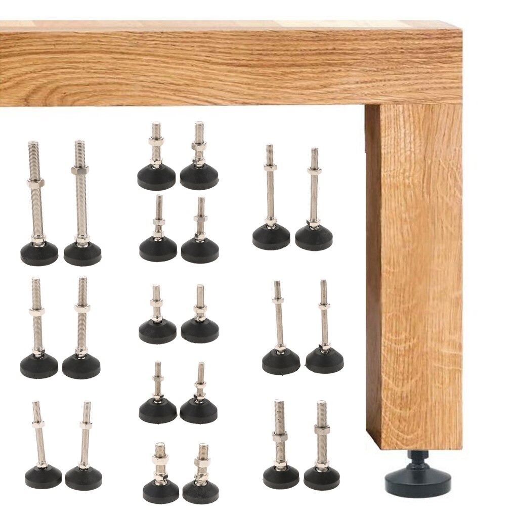 2 stuks/set zware meubelglijders verstelbare machinetafel stelvoeten