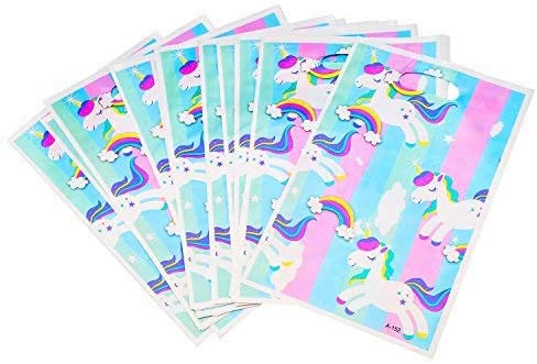 Lvcky 40- pack eenhoornzakjes, traktatiezakjes voor verjaardagen, babyshowers, feestjes en evenementen