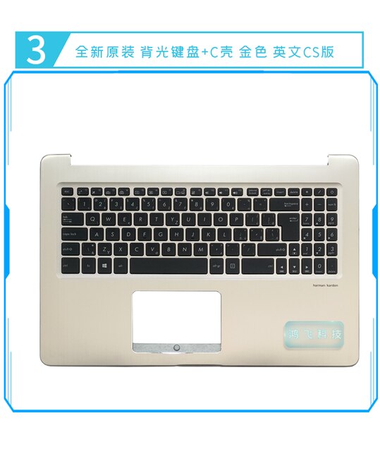Coque pour ASUS N580, N580G, N580V, X580, X580V, N580VD, X580VE, X580VD, avec cadre avant, repose-paume, Base supérieure/inférieure