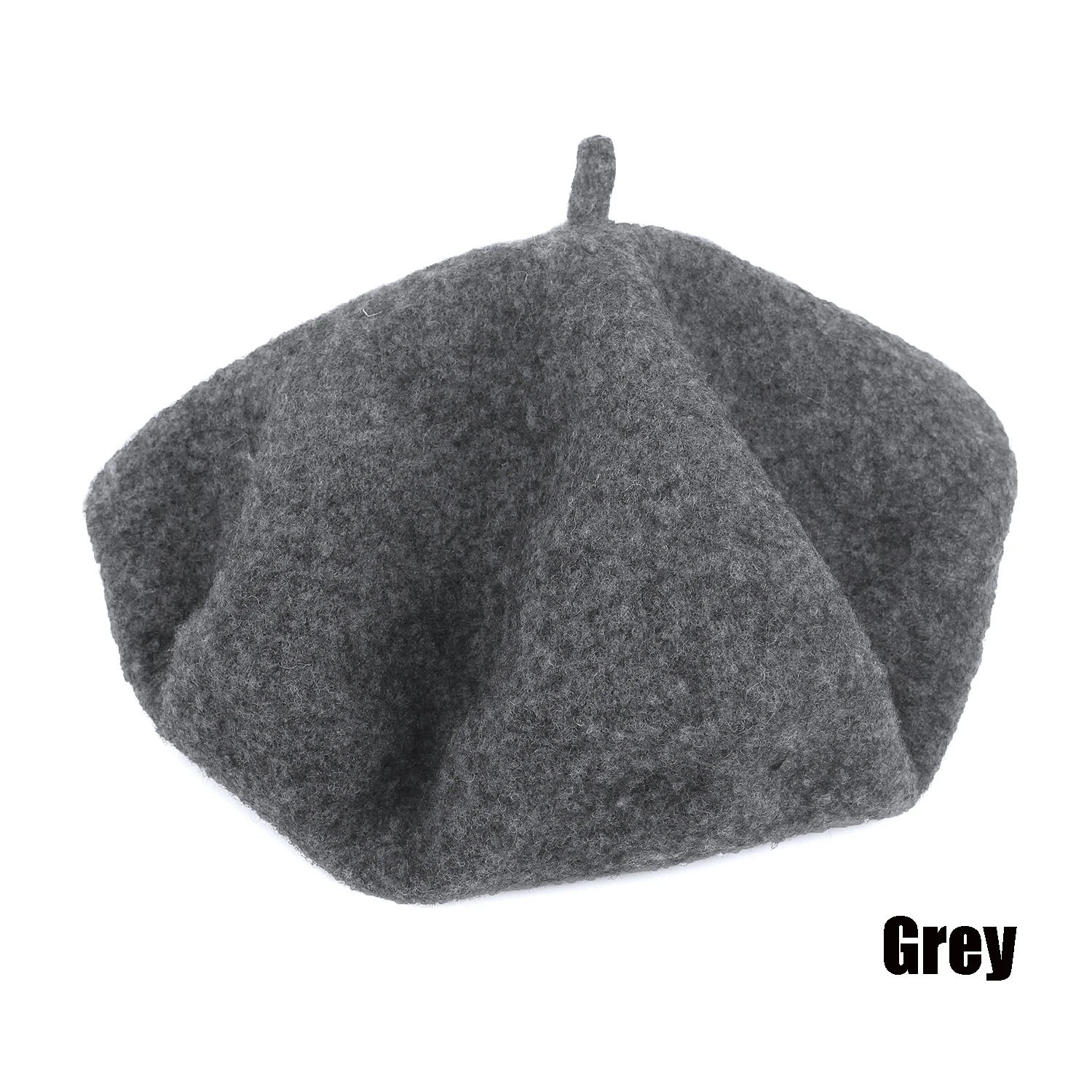 Kobiety Dziewczyny Beret Francuskie wełniane czapki Ciepła zimowa czapka Berety Vintage Berety w jednolitym kolorze Eleganckie damskie czapki zimowe Czapki: Czerwony