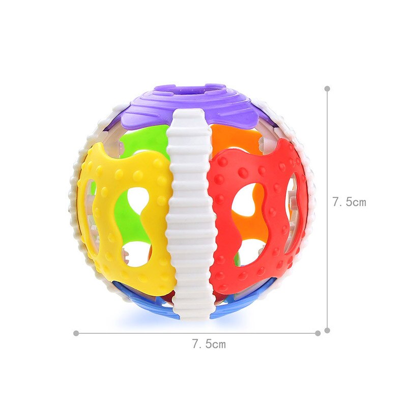 Toy Bell Ball 0-1 Year Old Ball Baby Hand Rattle Ball Soft Rubber Bell Crawling Ball Baby Intelligence Master Educational Toy