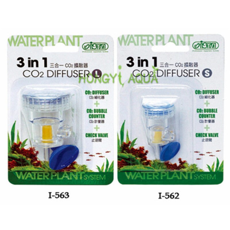 1 Stuk 3 In 1CO2 Diffuser Raffinaderij + Bubble Apparaat + Aquarium Aquarium Transparante Co2 Diffuser Bubble Counter Controleren kleppen/L Ista: I-563