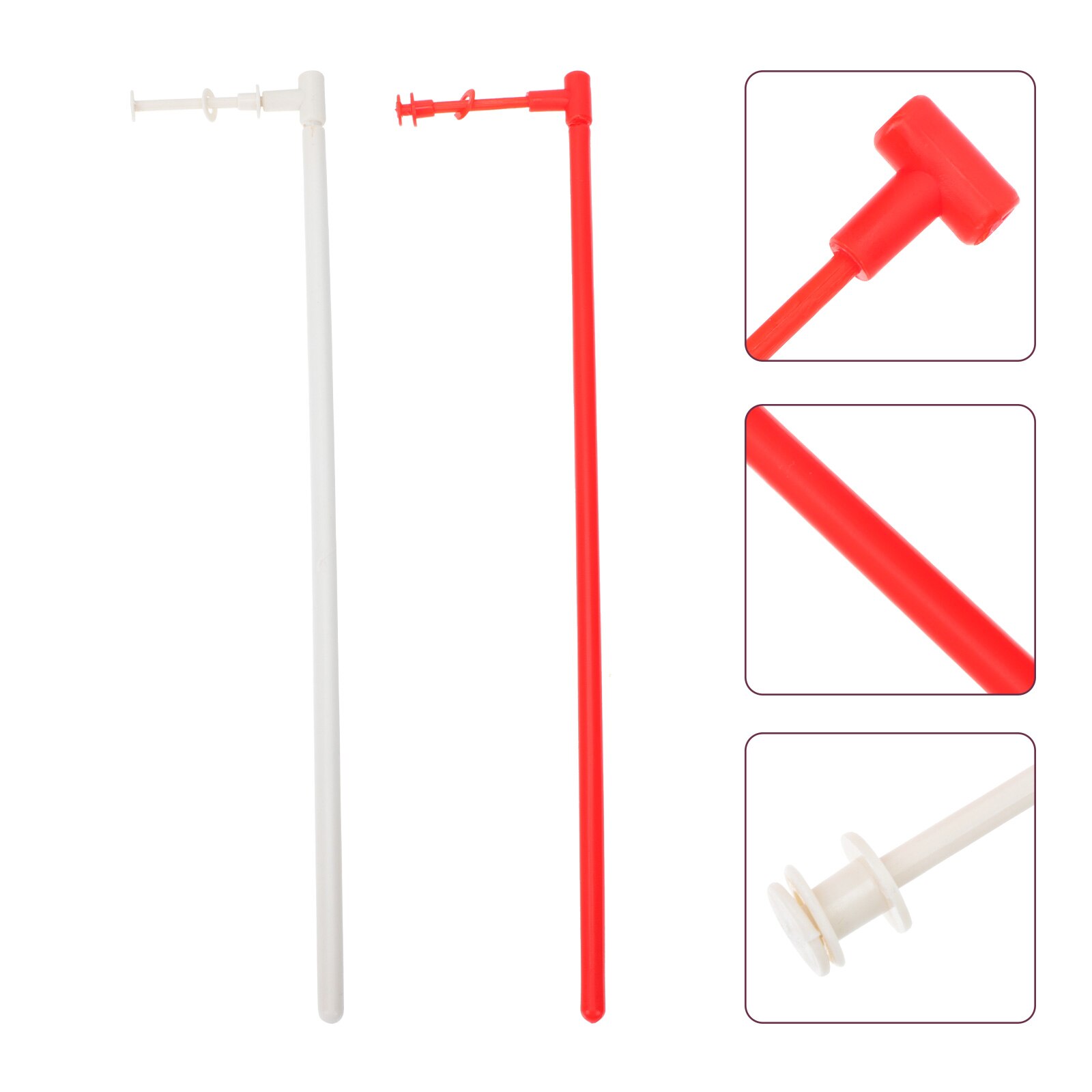 20 Sets DIY Windmill Making Rods DIY Windmill Making Poles Plastic Windmills Bar