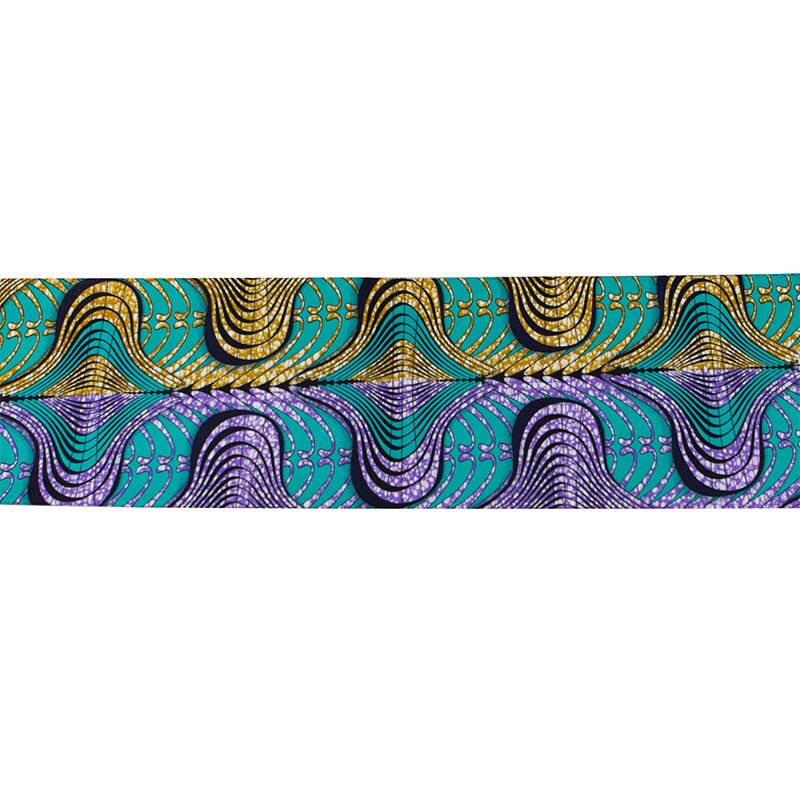 Ankara African Wax Print Fabric For Party Dress 100% Polyester Nigerian Pagne Real Wax Colorful Printed
