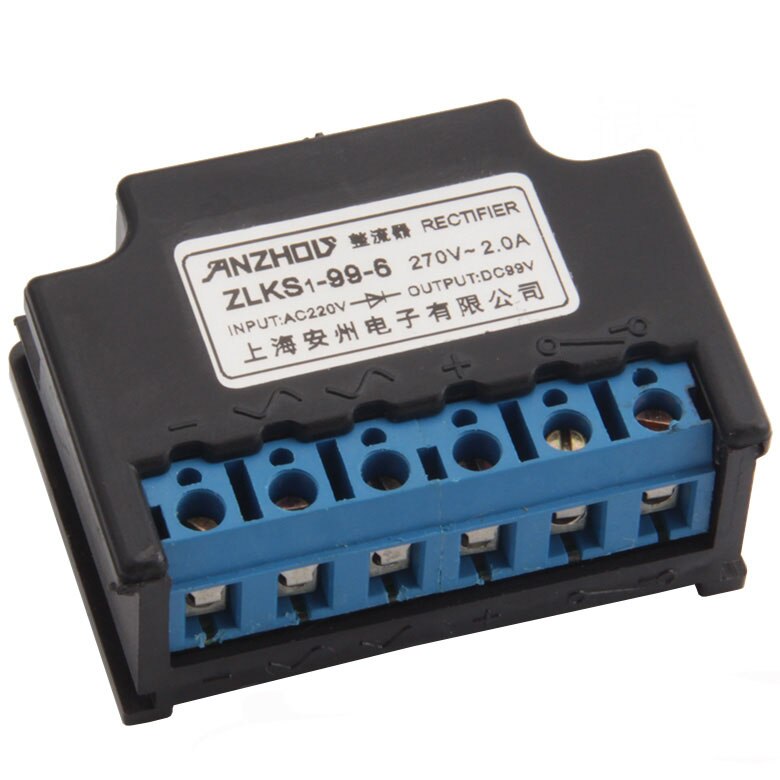 Prostownik hamulca ZLKS1-99-6 prostownika 99 V hamulec silnika moduł ZLKS-99-6