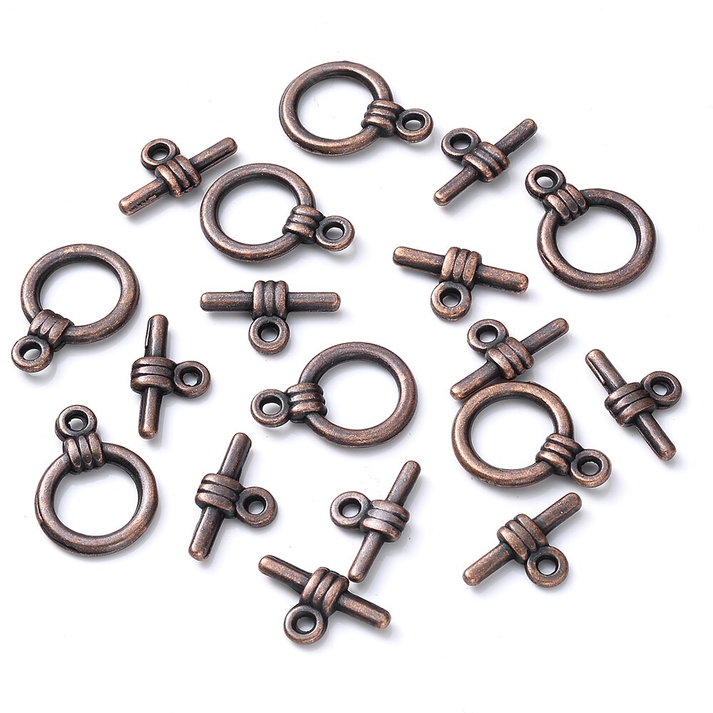5 par 11X16Mm serce magnetyczne złącze zapięcie koniec złącze magnes Charms do wyrobu biżuterii para bransoletka naszyjnik: red copper