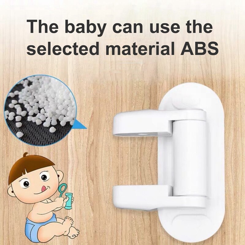 1PCS Baby Protection Product Door Lever Lock Safety Child Baby Proof Doors Adhesive Lever Handle Safety Lock For Children
