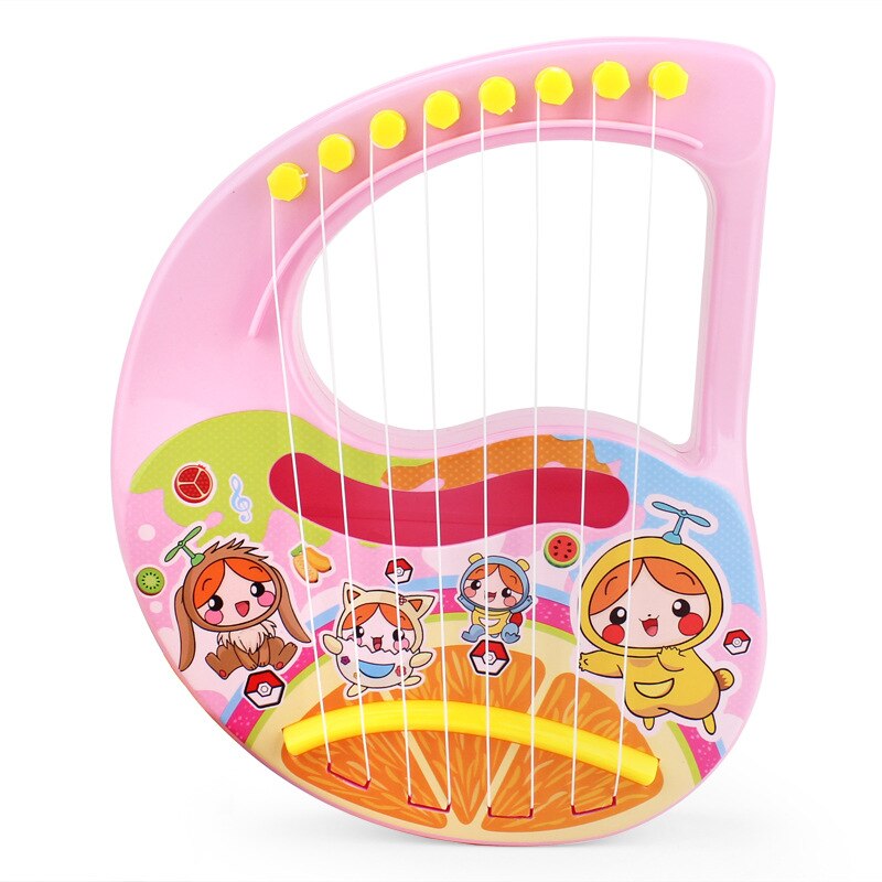musical instrument simulation Ukulele portable harp Enlightenment early education music toy can play guitar: Default Title