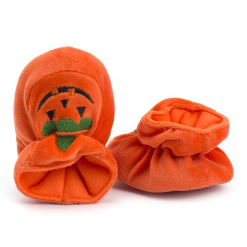 Småbarn baby jenter gresskar halloween kostymer morsomme djevelen gresskar topper hatt sko antrekk sett baby halloween kostyme klær: Sko / 6m