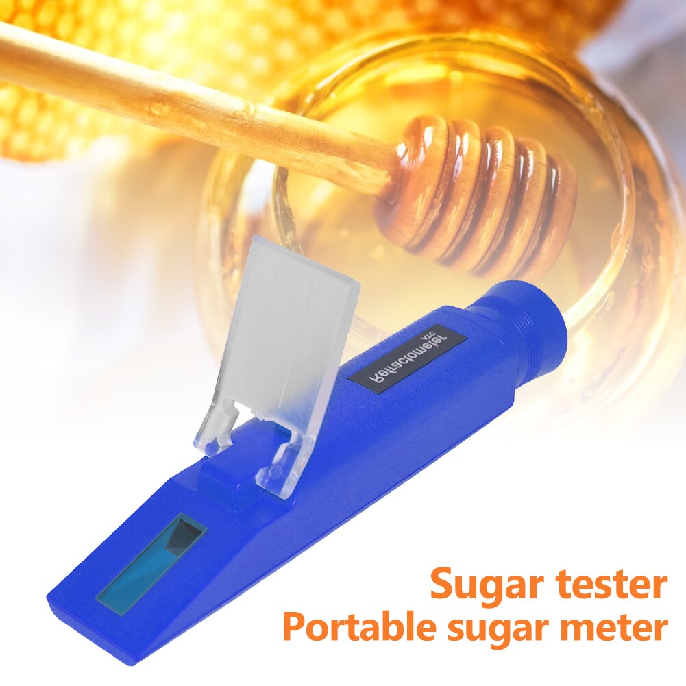 Handheld Brix Meter Refractometer Optical Sugar Food Beverages ATC Content Candy Density Concentration Meter Content Tester#38