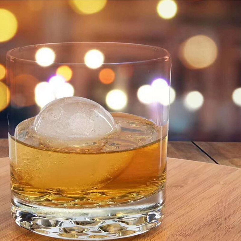 Bolvorm 4 Ice Mallen Plastic Herbruikbare Ijsblokjes Chilling Mould Voor Whisky Bourbon En Wijn Home Kitchen Bar Drinken cooling S