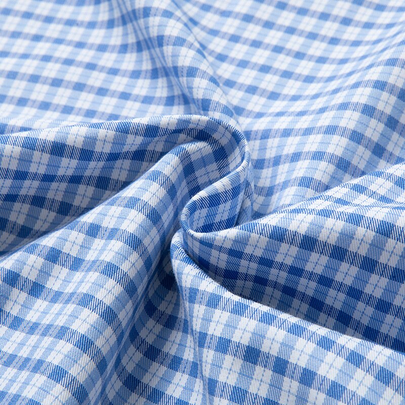 10XL plus size Men's Plaid Cotton Casual Shirts Office Long Sleeve Brand Male Luxury Dress Shirts