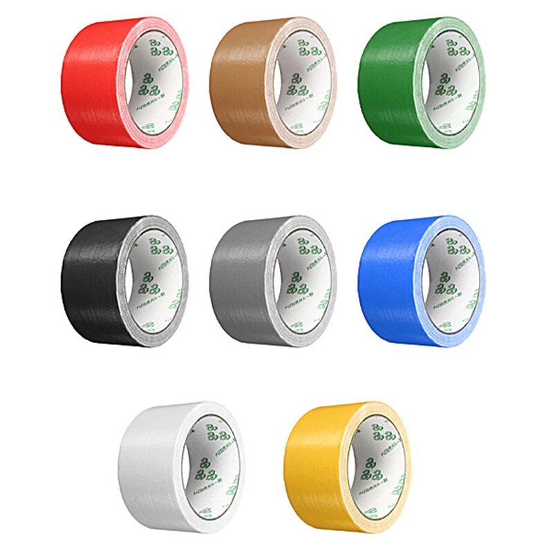 Vinyl Doek Single-Side 50mm x 10 m Duct Gaffa Gaffer Waterdichte Zelfklevende Reparatie Doek Tape Beste prijs