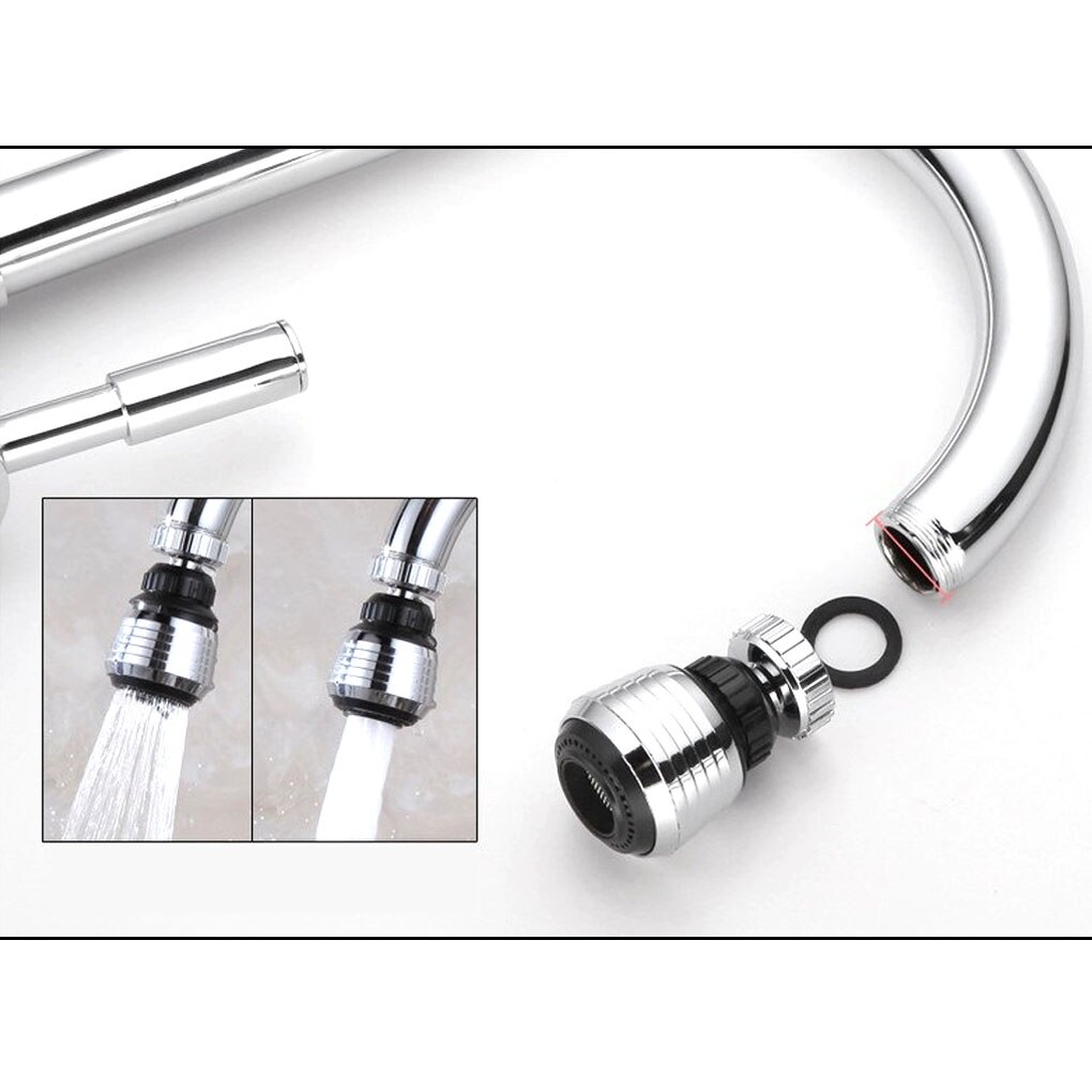 Kraan Douche Beluchter Filter Mesh Mondstuk Hydrofoor Besparing Apparaat 360 Graden Draaibare Keuken Badkamer Kraan Connector
