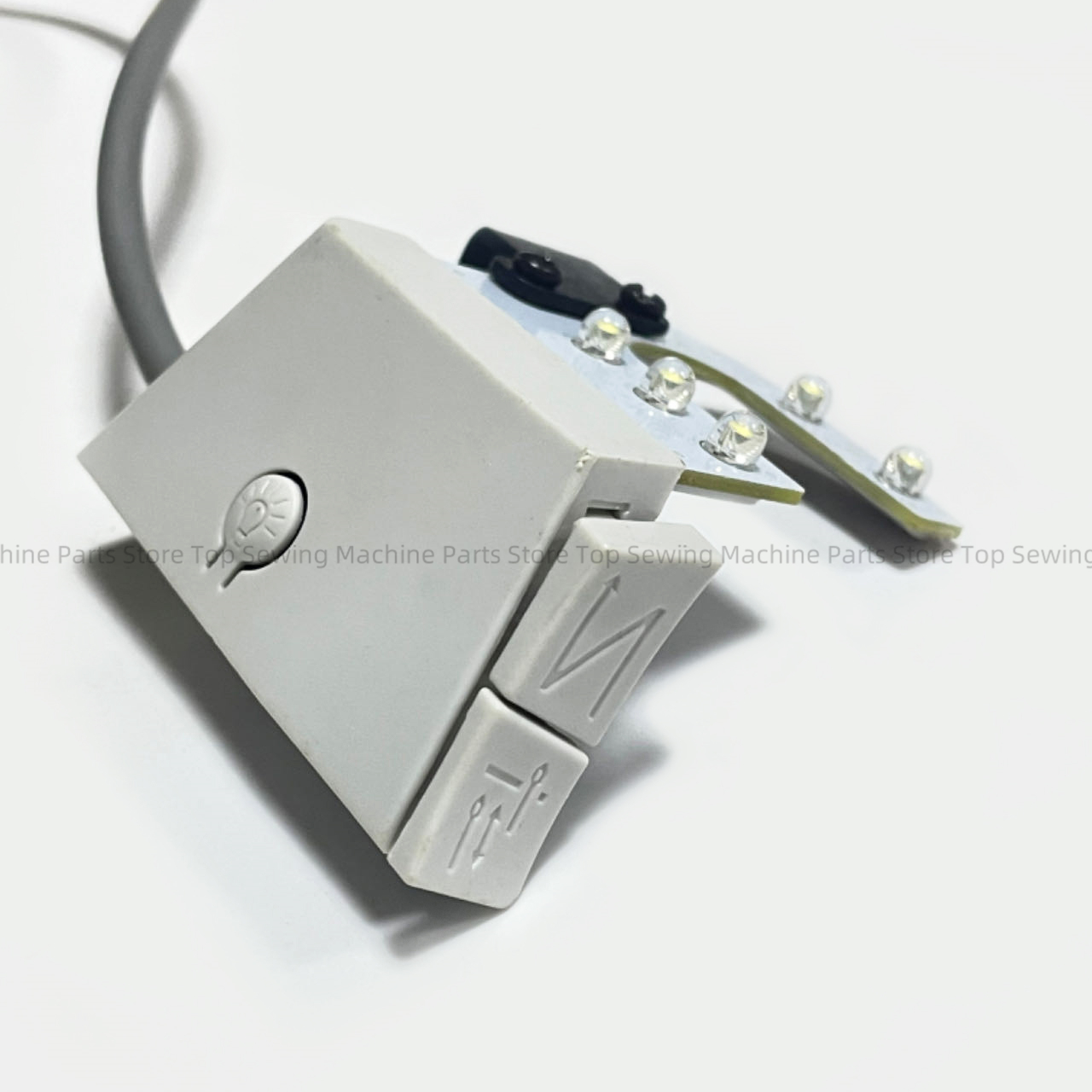 U-shaped reverse stitch switch with stitch key LED automatic thread trimmer reverse stitch clothing lights sewing machine access