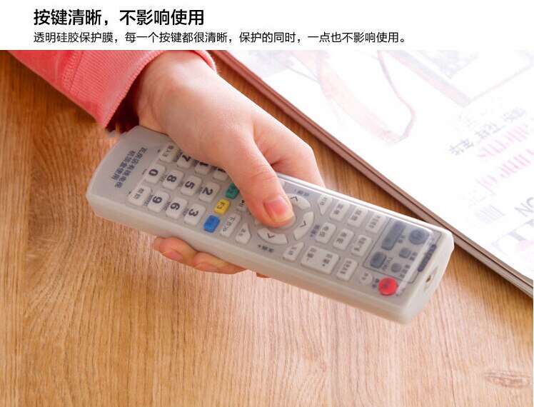 Conjunto de TV por Control remoto, funda protectora de silicona con mando a distancia y funda para televisor con estilo japonés