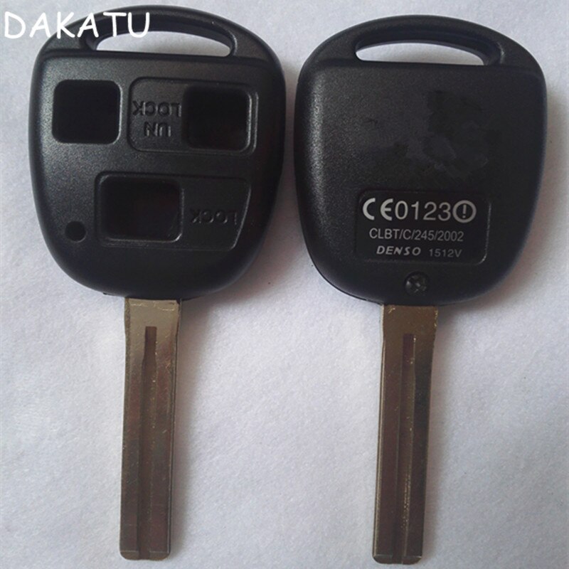 Dakatu Voor Lexus ES300 ES400 LX4000 4700 Afstandsbediening Sleutel Shell 3 Knop TOY48 (Korte) 41 Mm