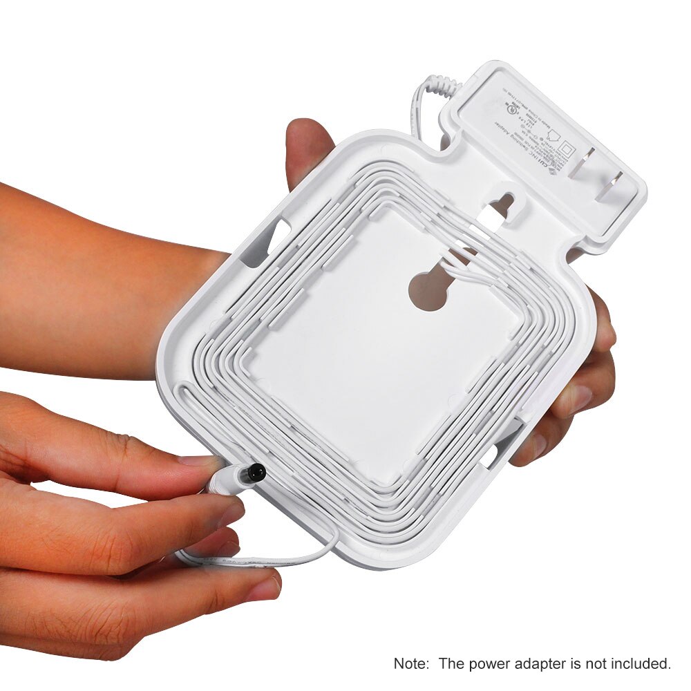 1PCS Wall Bracket White Wall Mount for Samsung SmartThings Hub V2 Wall Holder