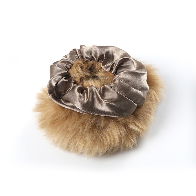 Une paire de gants de poignet en fausse fourrure pour femme et fille, manchettes élastiques et souples, en peluche et à bras épais, accessoires chauds d&#39;hiver