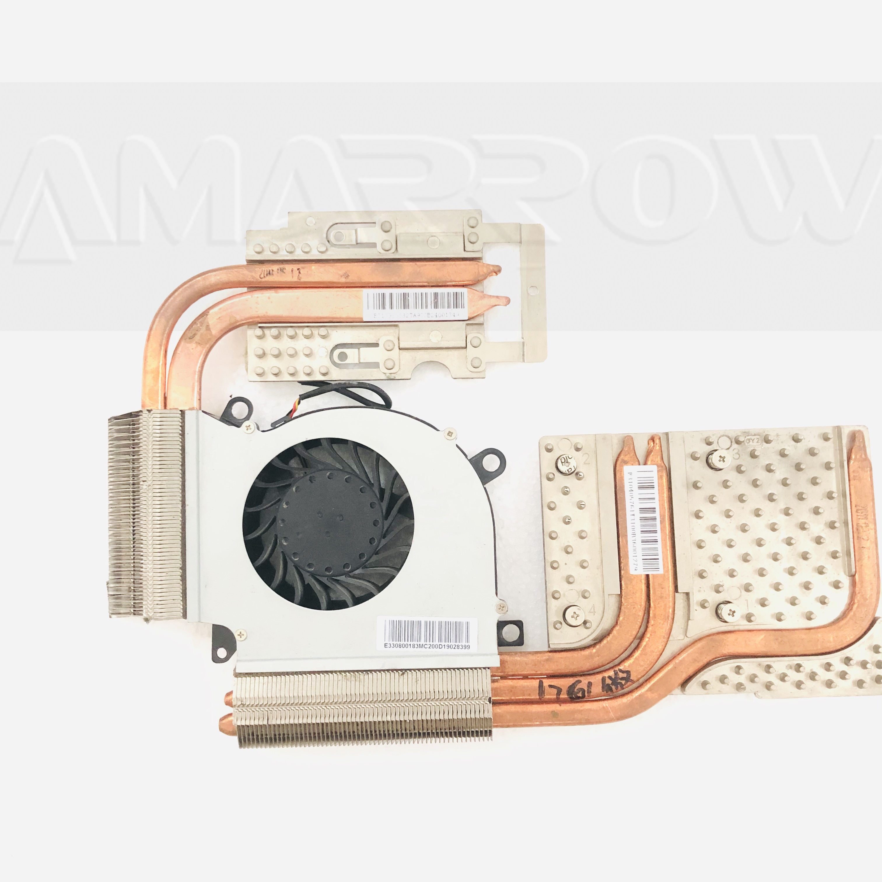 Original laptop CPU cooler GPU cooler heatsink cooling fan For MSI GT60 MS-16F3 MS-1762 GT70 GT780 1761 1762: B SET