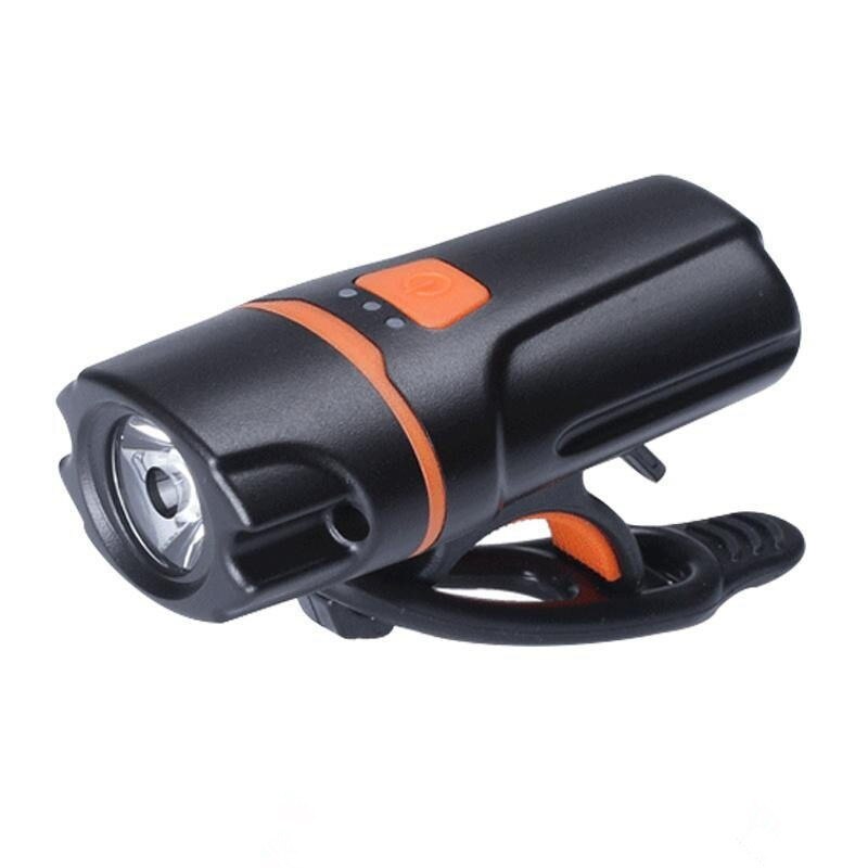 Lampe Vélo Rechargeable USB – Phare LED Double Faisceau, Klaxon Intégré 120 DB, Étanche