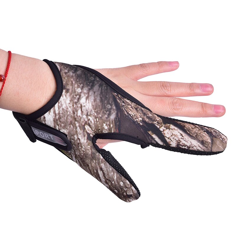Guantes de pesca de un solo dedo para pescador, guantes de pesca protectores de un solo dedo para pesca con piedra de hielo marino, guantes antideslizantes de fundición para Surfcasting: Gris claro / Left