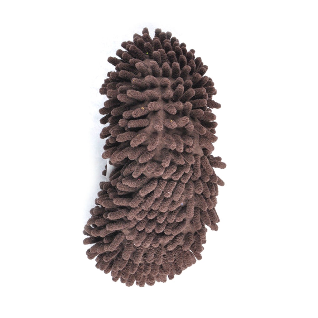 Lazy Mopping Shoes Cover Washable Chenille Fibre House Floor Cleaning Dust Mop Slippers Foot Socks Mop Shoes Duster Cloth