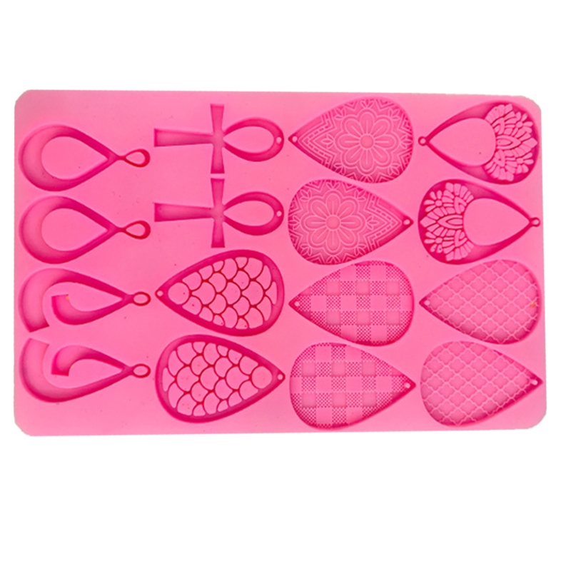 Kropla wody kolczyki żywica epoksydowa formy biżuteria wisiorki silikonowe formy DIY rzemiosło odlewania narzędzia