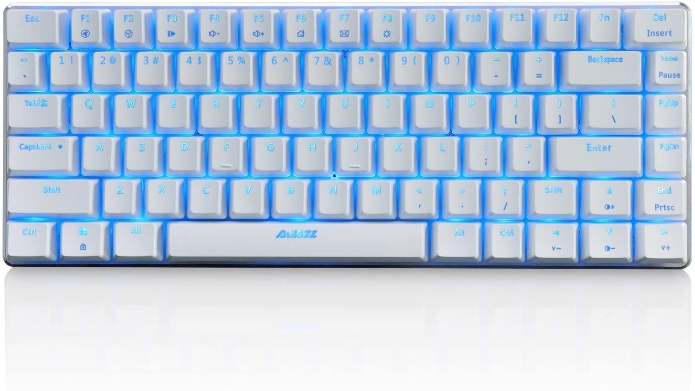 gaming mechanical wired keyboard computer notebook RGB mechanical keyboard 82 key layout blue and black switches