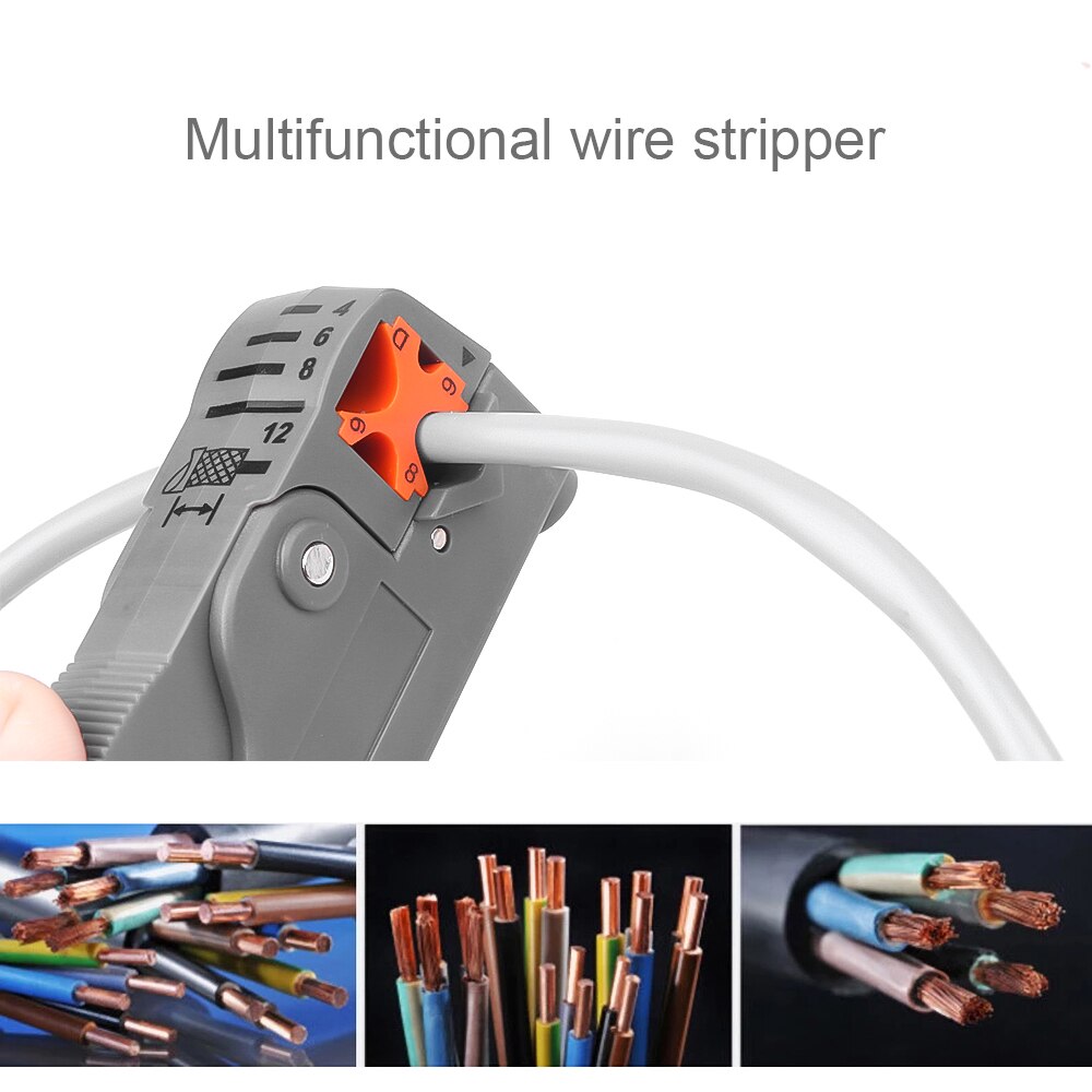 Kebidu Automatische Abisolieren Zangen Multifunktionale Draht Stripper Draht Kabel Werkzeuge Abisolieren Crimpen Werkzeug Mit Hexagon Schlüssel