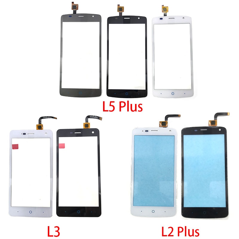 For ZTE Blade L2 L3 L4 L5 Plus Touch Screen Glass Panel Digitizer Sensor Touchpad Front Glass Panel Repair Spare Parts