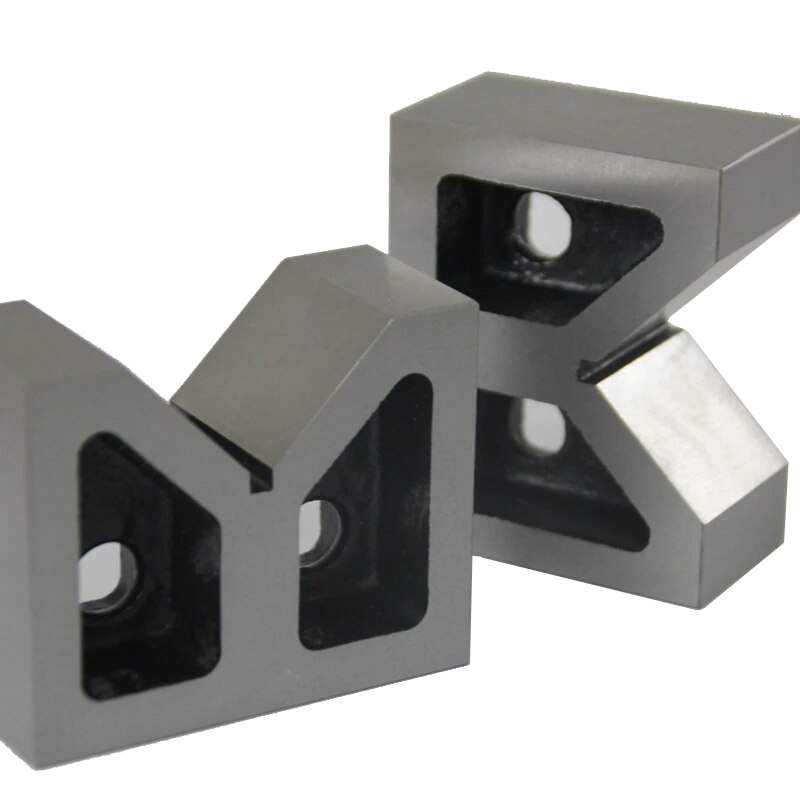 1pc 4" Cast Iron V-Blocks Ground B type V iron 90 Degree 4inch V-frame gauge
