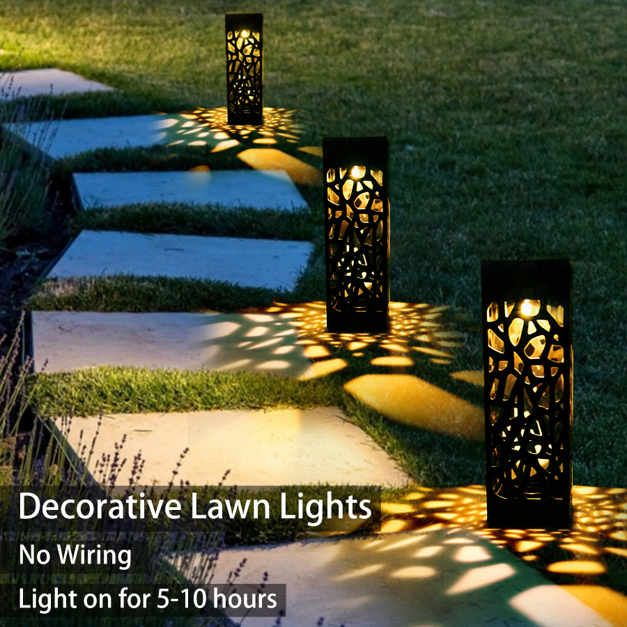 Led Solar Gazon Verlichting Buiten Solar Tuin Decoratie Lamp Waterdicht Voor Tuin Landschap Patio Loopbrug Verlichting