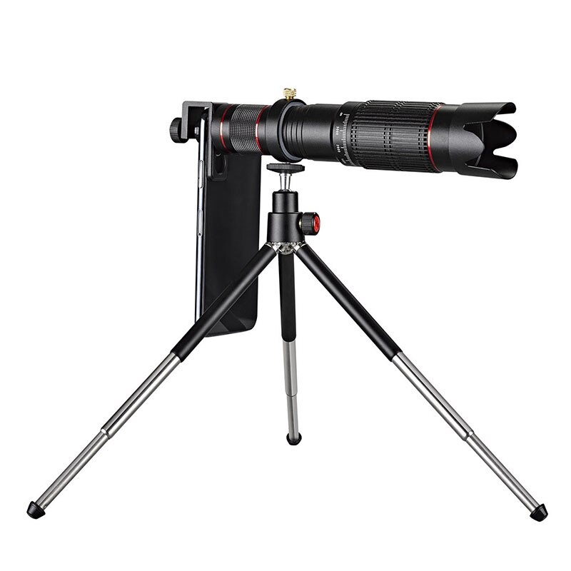 36X Telephoto Phone Lens with Tripod, Suitable for iPhone 12, XS MAX, XS, X, 8, 7, 6, 6Plus Android Smartphones