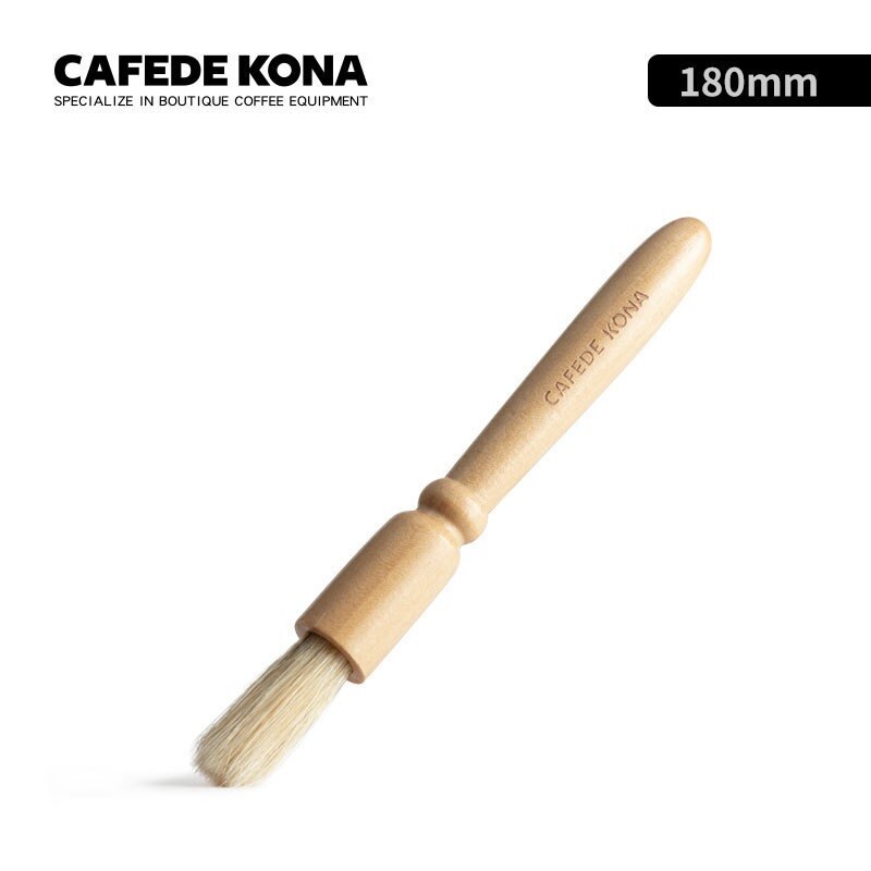 Cafede Kona Houten Handvat Borstel, Grinder Borstel, Cafe Bar Huishoudelijke Koffie Borstel: Wooden