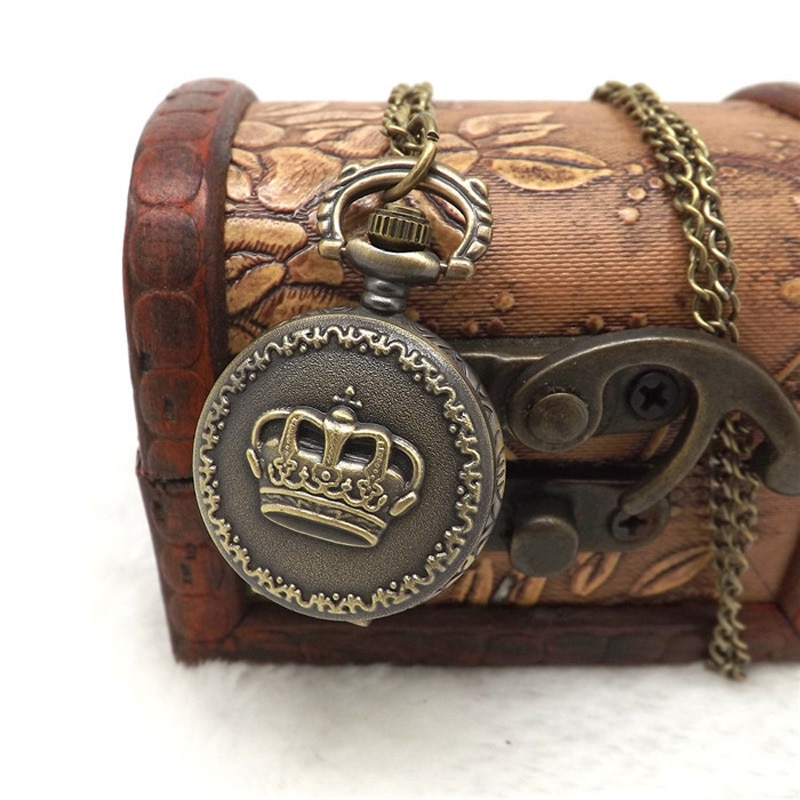 Reloj Vintage Pendant Fob Watches Mens Women Chain Necklace Pocket Watch Women's Dress Hours Retro Quartz Watch #Zer