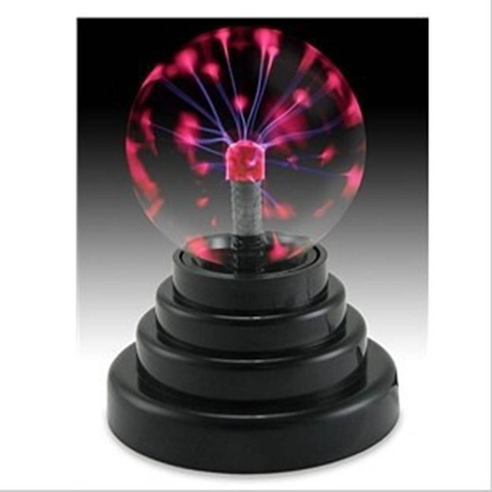 Magic Plasma Ball Touch Sensitive Glass Lightning Sphere Classic Novelty Retro Fun Toy Gadget Mains Operated Lamp for Home
