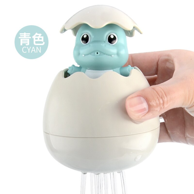 Baby Bath Toy Water Spouting Small Yellow Duck Rain Egg Shower Bath Egg Shell Infant Douyin Celebrity Style Water Toys: Dinosaur  Colorful Box 