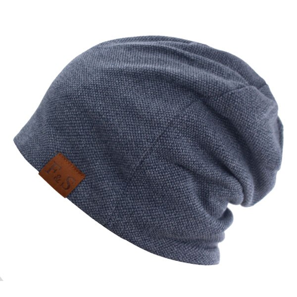 Skullies Beanies Knitted Hat Men Autumn Hats For Men Bonnet Gorras Skull Mask Soft Male Balaclava Women Winter Beanie Hat Cap: navy