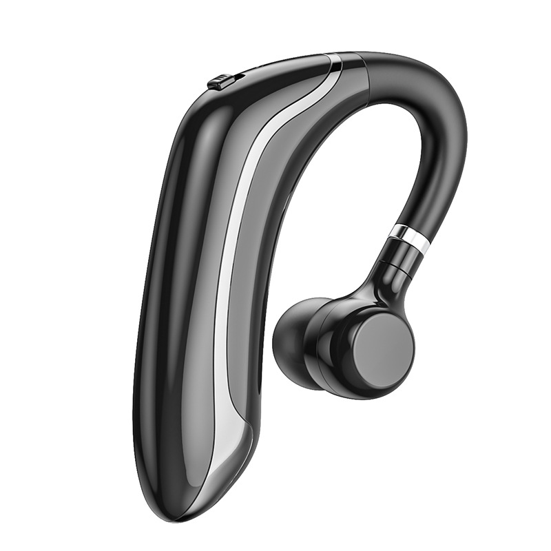Wireless Bluetooth Headset with Fast Charging Long Battery Life Noise Cancelling Ear-Hook Universal Single-Ear Earpiece: Red