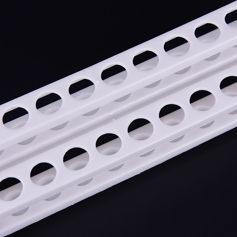 United Scientific 77905 Plastic Test Tube Racks, Wet/Dry, For 30mm Tubes, 21 Places, case/6