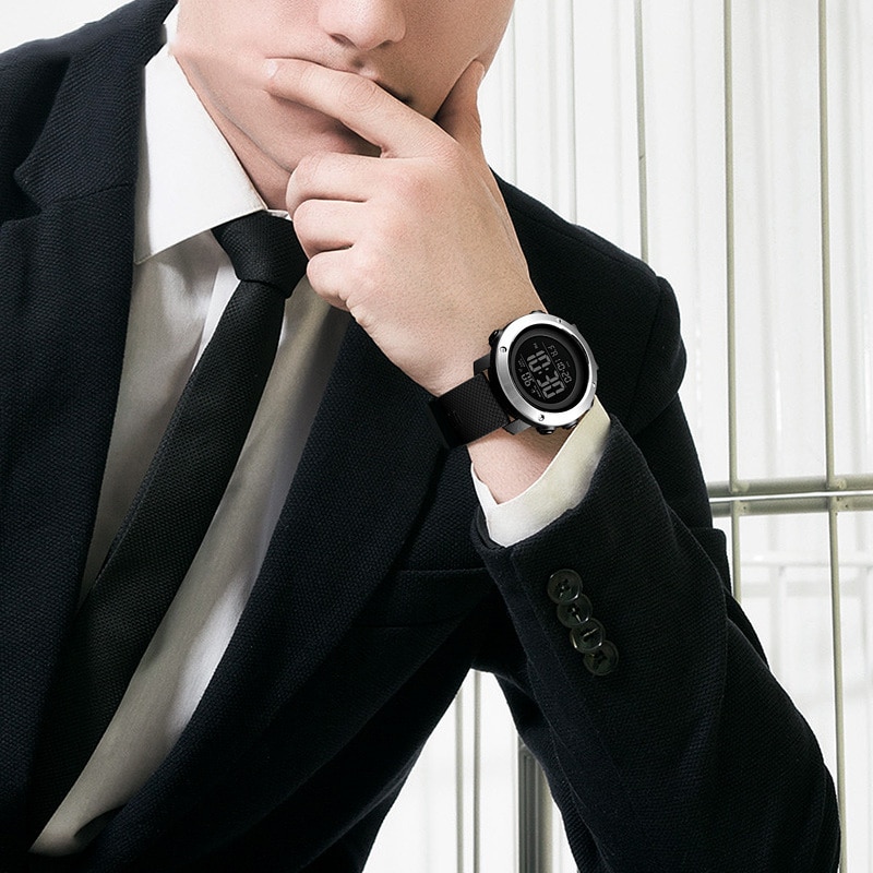 Healvian Digitale Halskette Mit Uhr - Stylischer Wecker Für Unterwegs