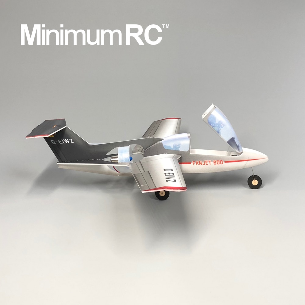 MinimumRC Fan-Jet 600 micro RC JET 35mm EDF 360mm Kit + EDF / Kit + EDF + servos