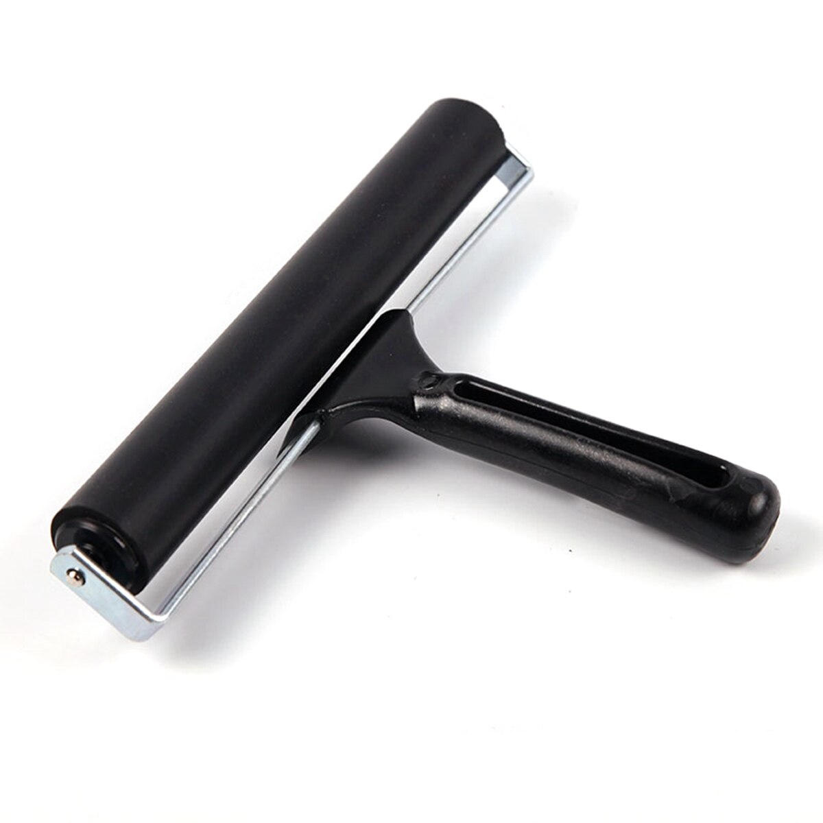 Zachte Rubber Professionele Brayer Perfecte Anti Slip Tape Bouw Tools Print Inkt En Stempelen Gereedschap Rubber Roller: 20cm